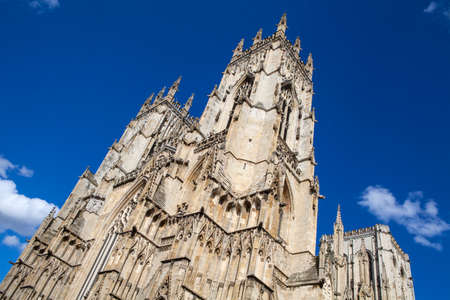The historic York Minster in York, England.