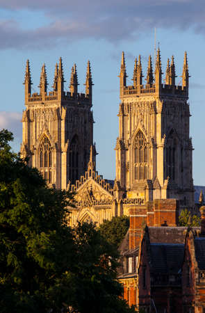 The magnificent York Minster in York, England.