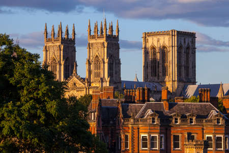 The magnificent York Minster in York, England.