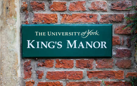 YORK, UK - AUGUST 29TH 2015: The Kingâs Manor in York, on 29th August 2015.のeditorial素材