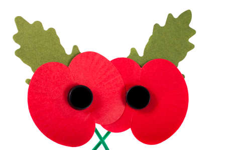 Artificial Poppies used to commemorate Remembrance Day.のeditorial素材