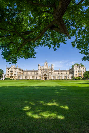 A view of the historic St. Johnâs College in Cambridge, UK.のeditorial素材