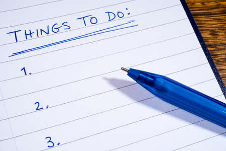 A checklist for Things To Do.