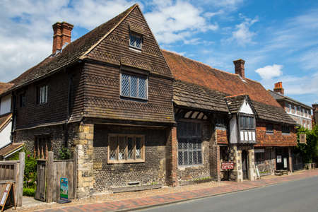 LEWES, UK - MAY 31ST 2017: The historic Anne of Cleves House in the town of Lewes in East Sussex,...