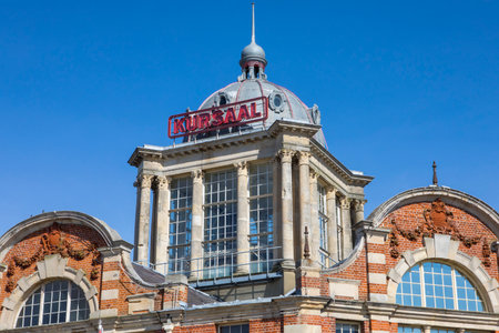 SOUTHEND-ON-SEA, ESSEX - APRIL 5TH 2018: A view of the historic Kursaal located in Southend-on-Sea in Essex, UK, on 5th April 2018.  It opened in 1901 as part of one of the worlds first amusement parks.のeditorial素材