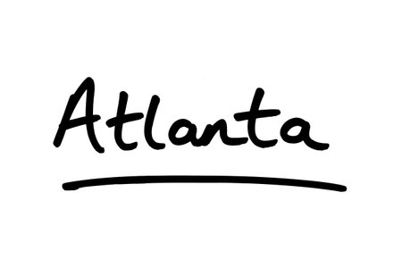 Atlanta - the capital city of the state of Georgia, in the United States of America.の写真素材