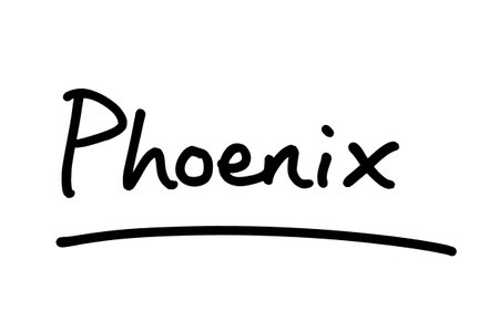 Phoenix - a city in the state of Arizona, in the United States of America.の写真素材