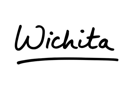 Wichita - a city in the state of Kansas, in the United States of America.の写真素材