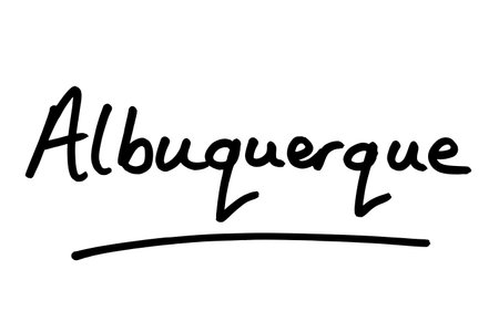Albuquerque - a city in the state of New Mexico in the United States of America.の写真素材