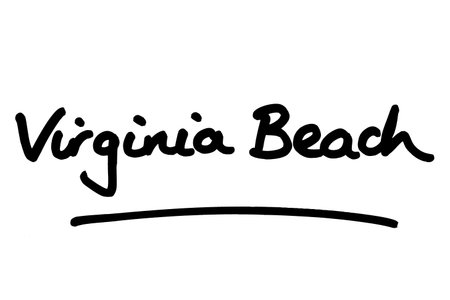 Virginia Beach - a city in the state of Virginia in the United States of America.の写真素材
