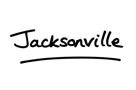 Jacksonville - a city of the state of Florida, in the United States of America.の写真素材