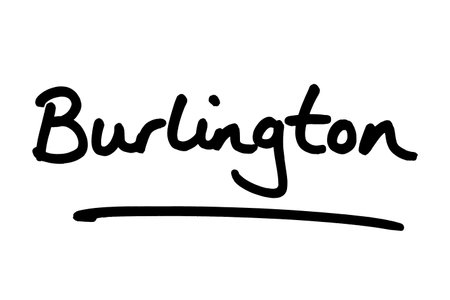 Burlington - a city in the state of Vermont in the United States of America.の写真素材