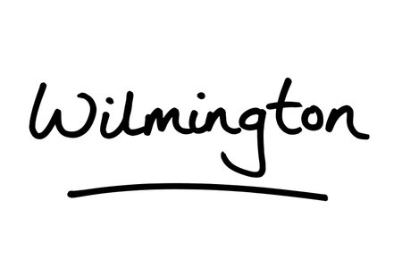 Wilmington - a city in the state of Delaware, in the United States of America.の写真素材