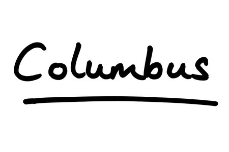 Columbus - the state capital of the state of Ohio in the United States of America.の写真素材