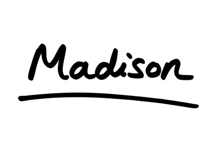 Madison - the capital city of the state of Wisconsin in the United States of America.の写真素材