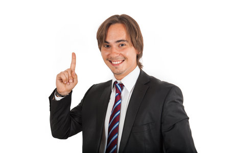 Businessman with an ideaの写真素材
