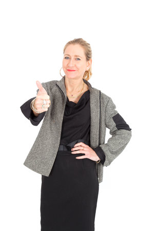 Beautiful businesswoman posingの写真素材