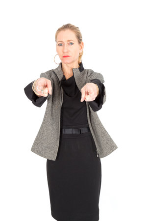 Beautiful businesswoman posingの写真素材