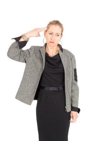 Beautiful businesswoman posingの写真素材
