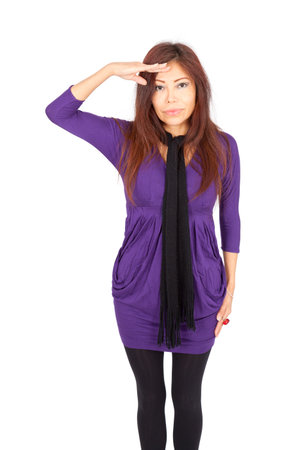 Beautiful woman posingの写真素材