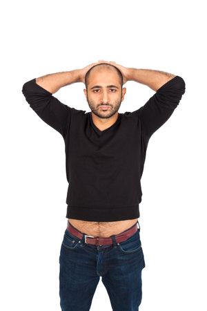 Young man posingの写真素材