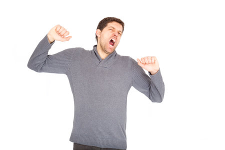 Beautiful man doing differnt expressionsの写真素材