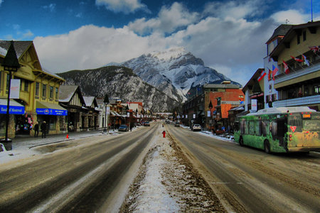 Banff High Streetのeditorial素材