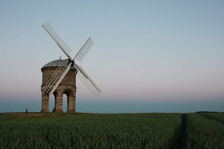 Chesterton Windmill at duskの写真素材