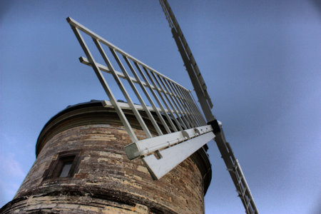 Chesterton Windmill close-upの写真素材