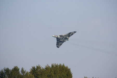 Vulcan XH558 Bomber aeroplaneのeditorial素材