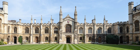 Courtyard of Corpus Christi College - University of Oxfordのeditorial素材