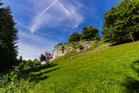 Beautiful in the mountains with spectacular viewsの写真素材