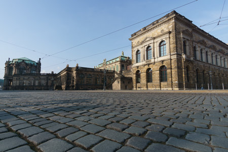 Old Town of Dresdenの写真素材
