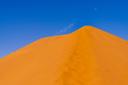 Desert sand dunes ripples namibiaの写真素材