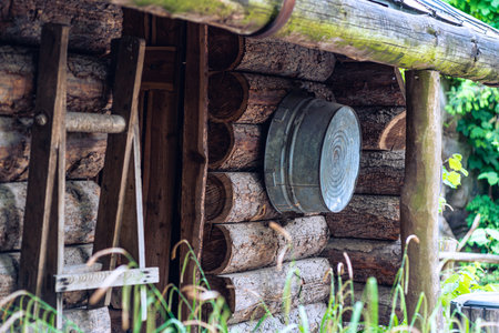 Old gold mine at Nabesna Alaskaの写真素材
