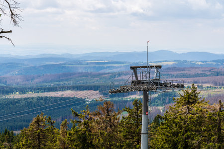 SchmittenhÃ¶he with cable car, Zell am See, Austriaの写真素材