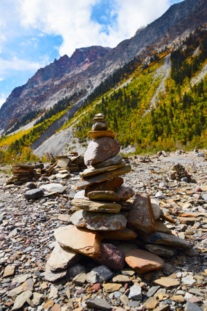 Tibetan Praying stones の写真素材