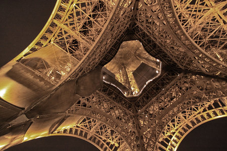 Tower structure from the bottomのeditorial素材