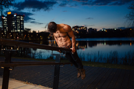 Young and fit outdoorYoung and fit outdoor
