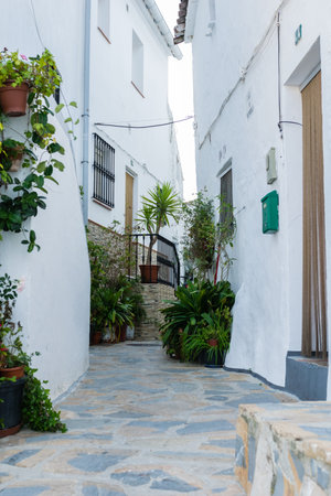 Casares, Houses in the puebloの写真素材