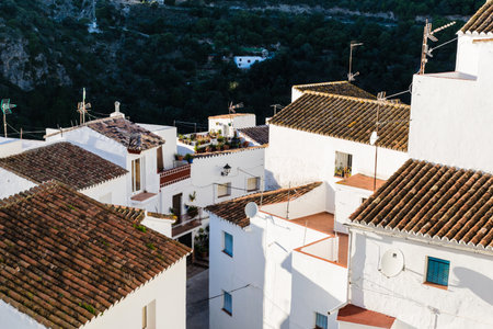Casares, Houses in the puebloの写真素材