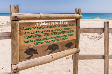 Tayrona National park, Santa Marta Colombia. April 2018. A view of information signage in Tayrona National Park in Santa Marta in Colombiaのeditorial素材