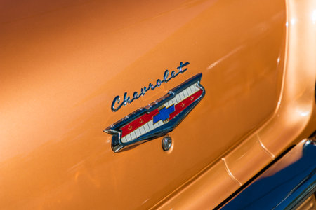 Varadero Cuba. January 2018. A view of a chevrollet in Varadero in Cubaのeditorial素材