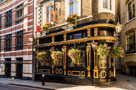 London. September 2018. The Cockpit pub in the City of London in Londonのeditorial素材