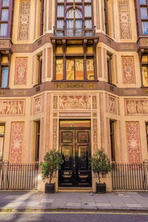 London. September 2018. The Royal College of Organists building in Kensington in Londonのeditorial素材