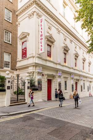 London October 2018. A view of the Playhouse Theatre in London