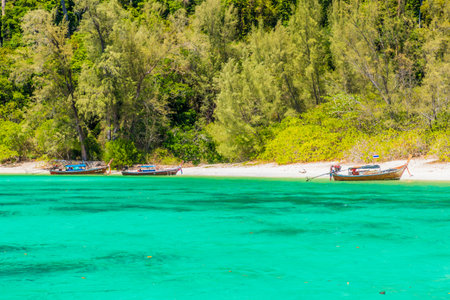 February 2019. Ko Rawi Thailand. A view of Ko Rawi in Tarutao national marine park in Thailandのeditorial素材