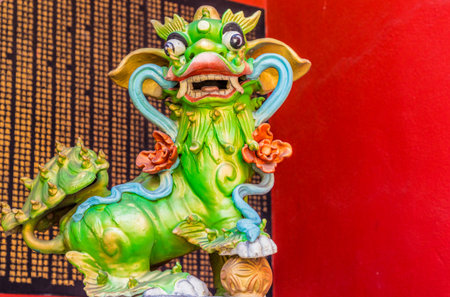 Kuala Lumpur. 13 March 2019. A view of guan di temple in Kuala Lumpur in Malaysiaの写真素材