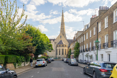 July 2020. London. St Yeghiche Armenian Church, London Englandのeditorial素材