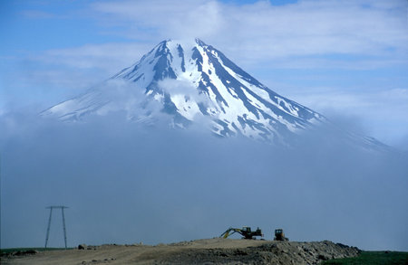 Vilyuchinsky Volcano, Kamchatkaの写真素材